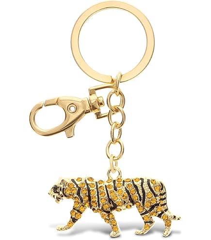 Amazon.com: Reizteko Car Keychain!Full Rhinestone Exquisite Animal